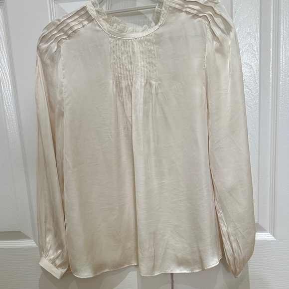 J. Crew Tops - Elegant J Crew Cream Blouse